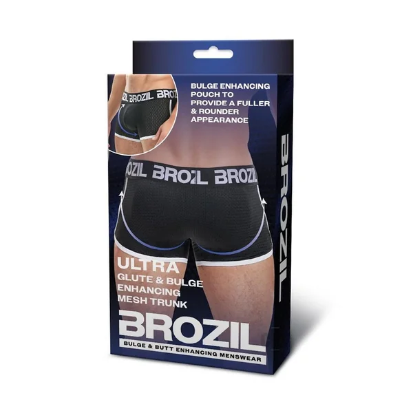 Brozil Mesh Boxer S/m Blk