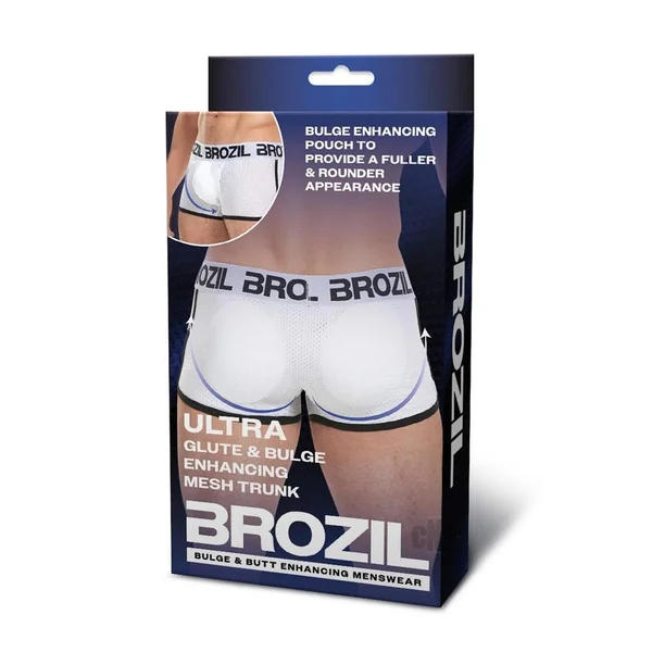 Brozil Mesh Boxer S/m Wht