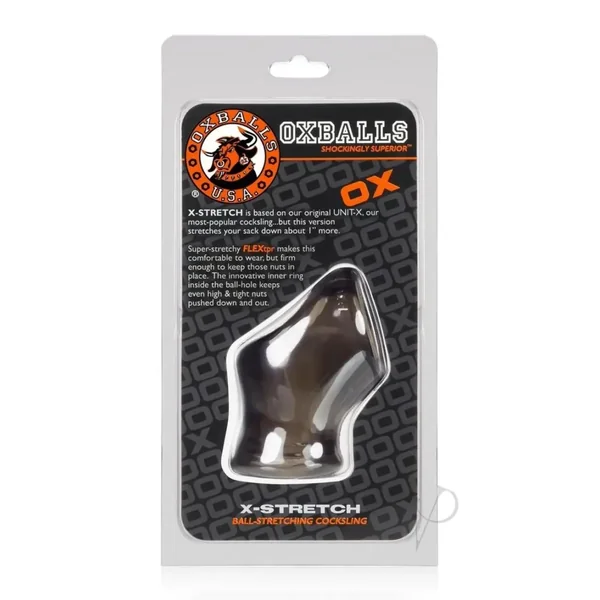 Buy Atomic Jock Unit X Stretch Cockring With Ball Stretcher Smoke 3 Inch