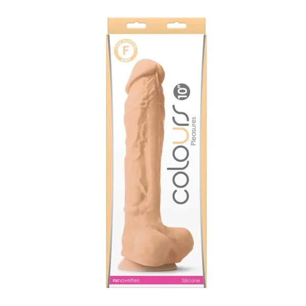 Buy Colours Pleasures 10" Dildo - White