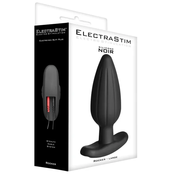 Buy ElectraStim Silicone Noir Rocker Butt Plug - Large