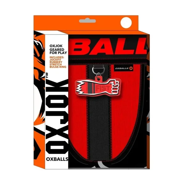 Buy Fister 3D Rubber Fist Jock - Black/Red - Small