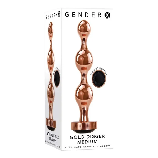 Buy Gender X Gold Digger Medium - Rose Gold/Black