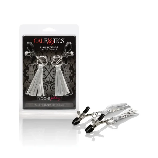 Buy Nipple Play Playful Tassels Nipple Clamps - Silver