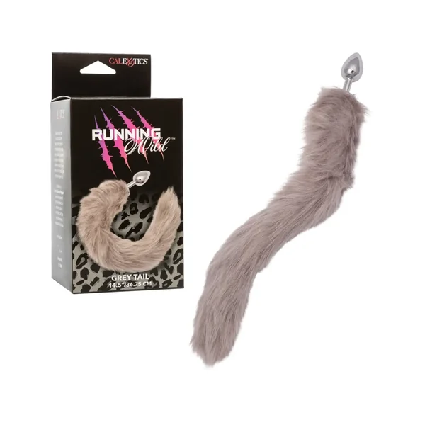 Buy Running Wild Grey Tail Metallic Anal Probe