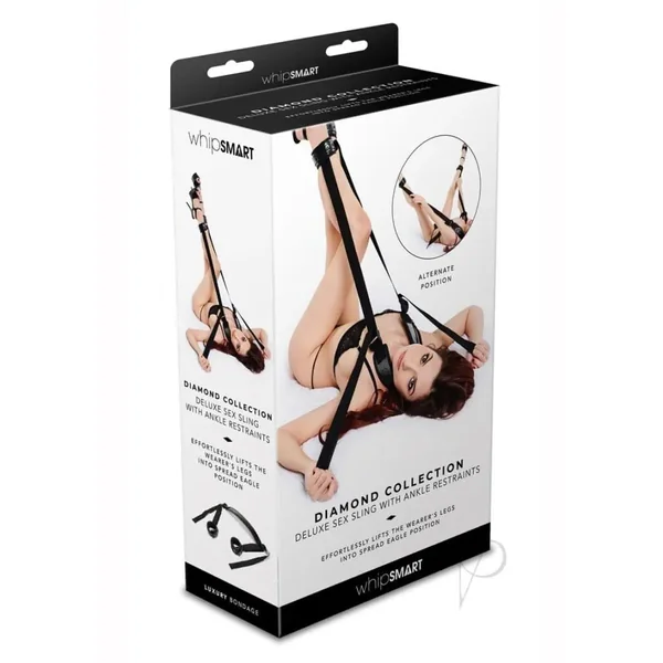 Buy Whipsmart Deluxe Sex Sling Ankle Black