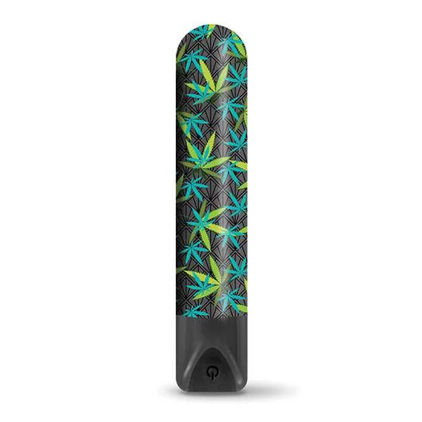 Buzzed 3.5" Rechargeable Bullet - Canna Queen Black