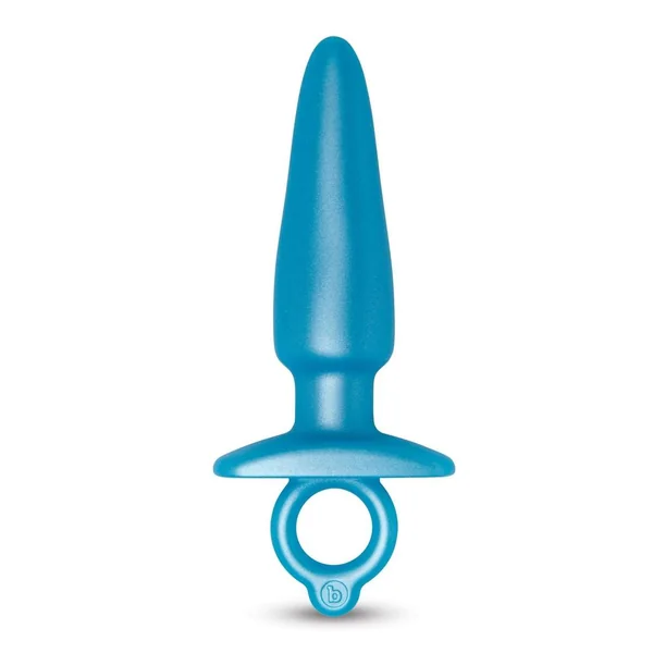 B-Vibe Sleek Silicone Plug – Blue
