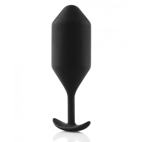B-Vibe Snug Plug 5 Black Large Butt Plug