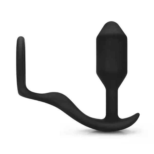 b-Vibe Snug & Tug – Cock Ring and Weighted Butt Plug