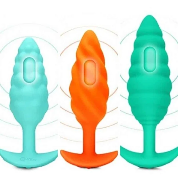 b-Vibe Texture Vibrating Anal Plug