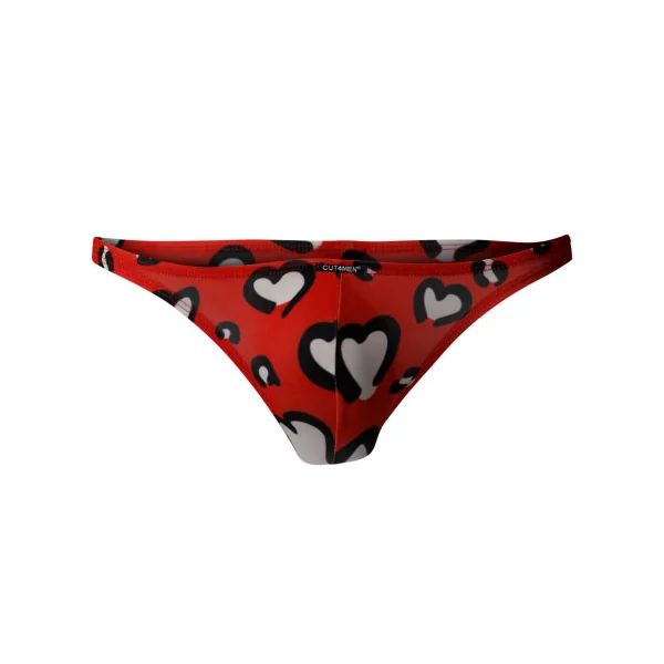 C4M Brazilian Brief Hearts Small