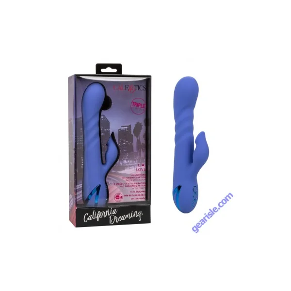 CalExotics California Dreaming L.A. Love Thrusting Vibrator Silicone