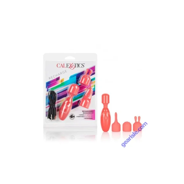 CalExotics Rechargeable Massager Kit Waterproof Vibrating