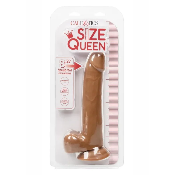 CalExotics Size Queen Dildo 8in