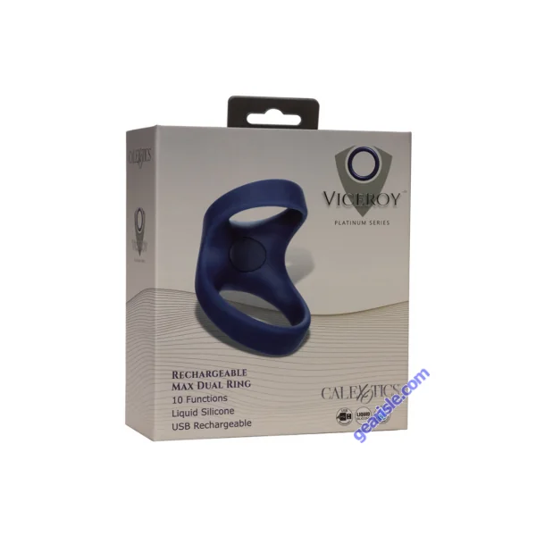 CalExotics Viceroy Rechargeable Max Dual Cock Ring 10 Functions