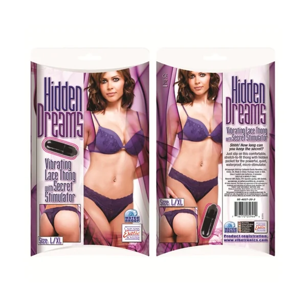 California Exotic Hidden Dreams Vibrating Thong