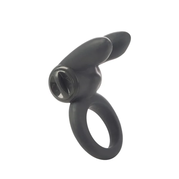 California Exotic Silicone Jack Rabbit Ring Grey