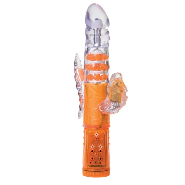 California Exotic Triple Orgasm Rabbit Vibrator Orange