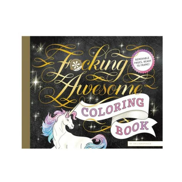 Calligraphuck F*cking Awesome Coloring Book