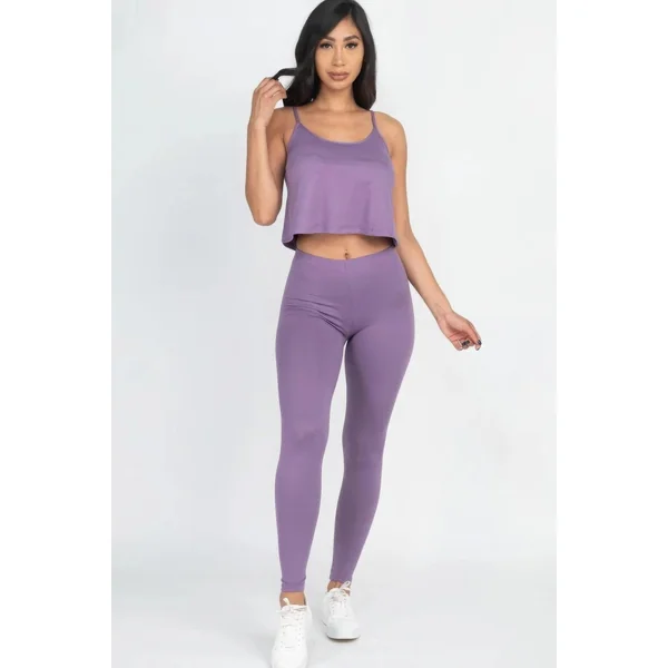Cami Top And Leggings Set
