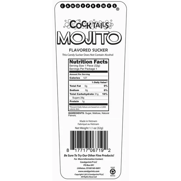 Candyprints Pina Colada Cocktail Sucker