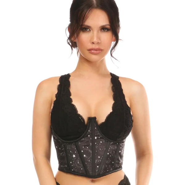 Celestial Satin Open Cup Waist Cincher