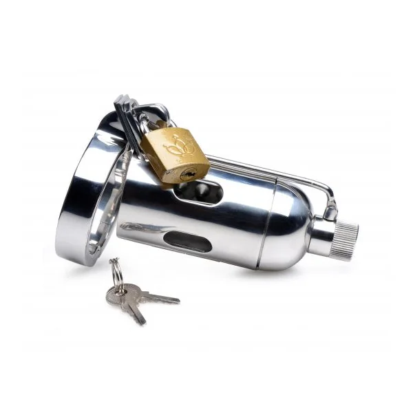 Chastity Spiked Chamber Cage (Stainless Steel)
