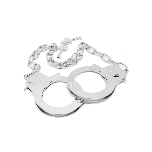 Chrome Hand Cuffs with 19 Inch Chain