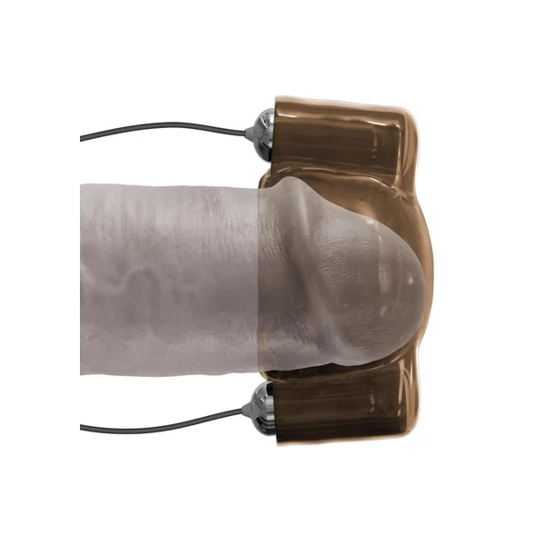 Classix Dual Vibrating Head Teaser with Remote Control – Smoke and Clear