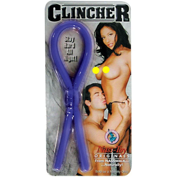 Clincher Adjustable Cock Ring (Blue) Lasso/Bolo