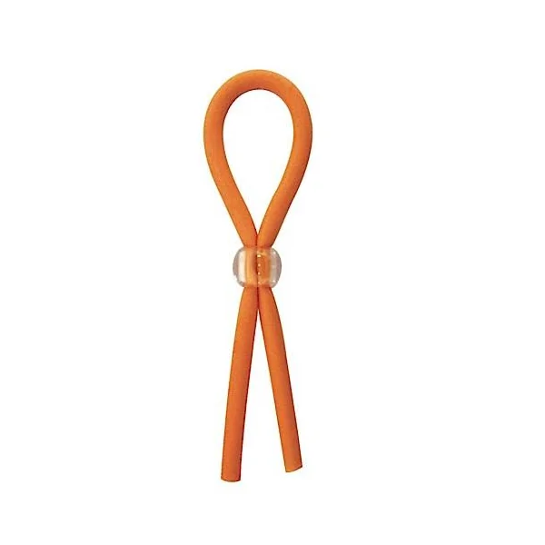 Clincher Adjustable Rubber Cock Ring – Orange