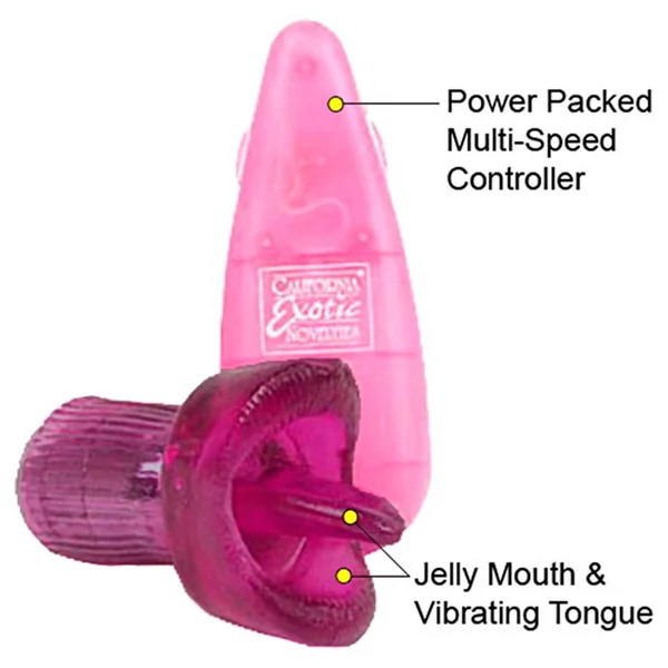 CLIT KISSER TANTALIZING TOUNGE WITH REMOVABLE BULLET PURPLE