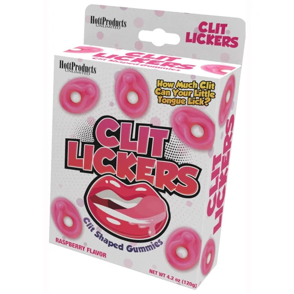 Clit Lickers Clit Shaped Gummies Strawberry Flavored