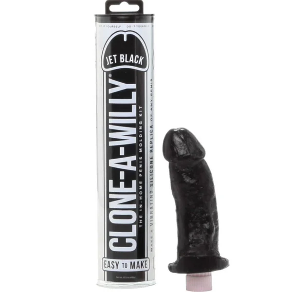 Clone A Willy Vibrating Silicone Penis Casting Kit - Black