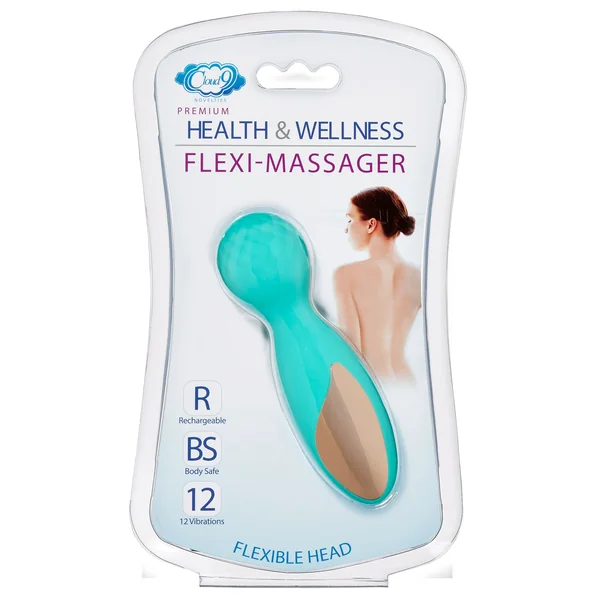 Cloud 9 Health and Wellness Flexi-Massager Rechargeable Wand - Teal