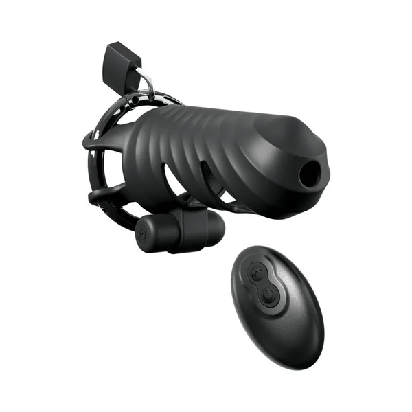 Cock Blocker Remote-Controlled Vibrating Cock Cage