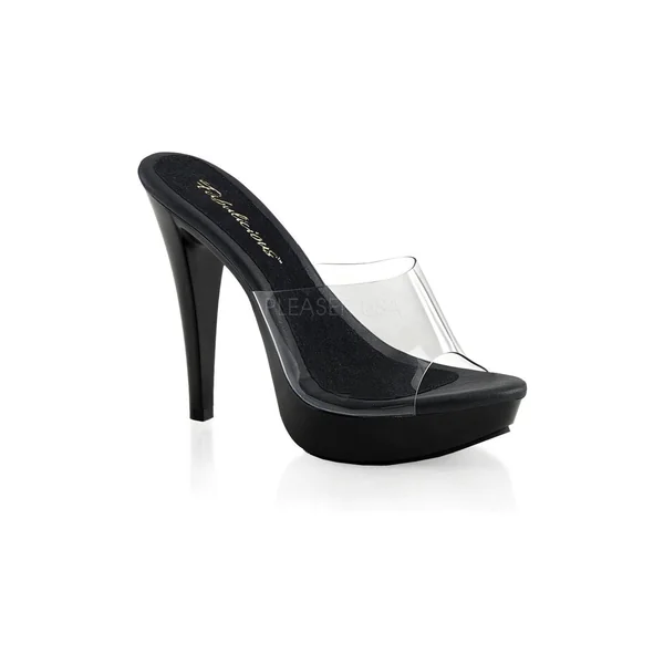 COCKTAIL-501 Platform Slide | Black Vinyl