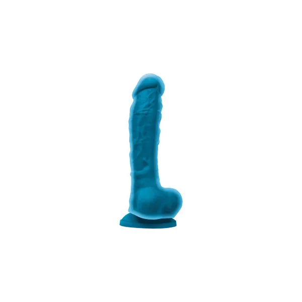Colours Dual Density 8 in. Dildo, Blue