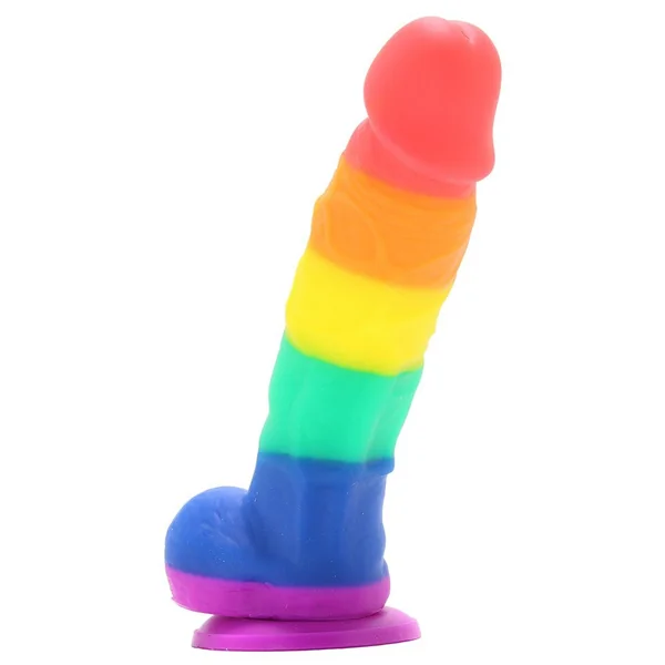 Colours Pride EditionSilicone Suction Cup Dildo Rainbow