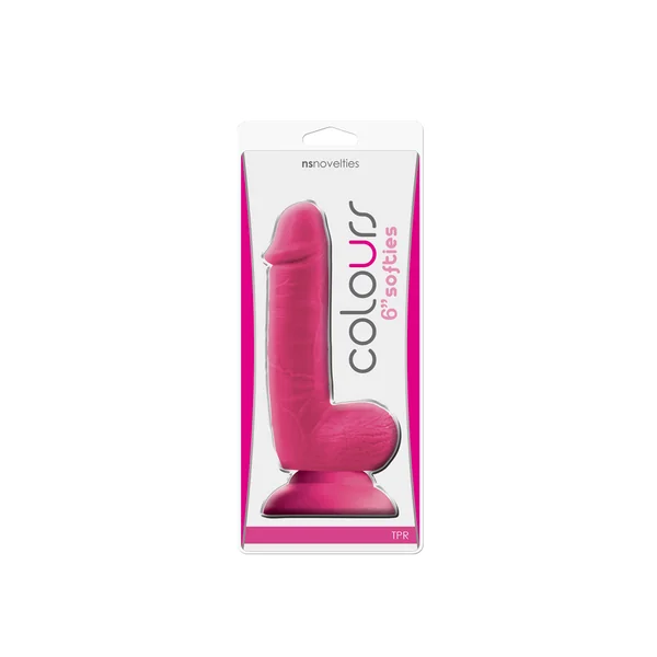 Colours – Softies 6" Dildo – Pink