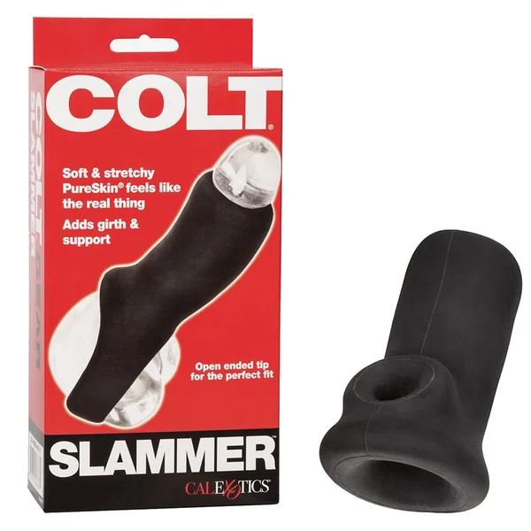 Colt Slammer Open Tip Black Cock Sheath for Men