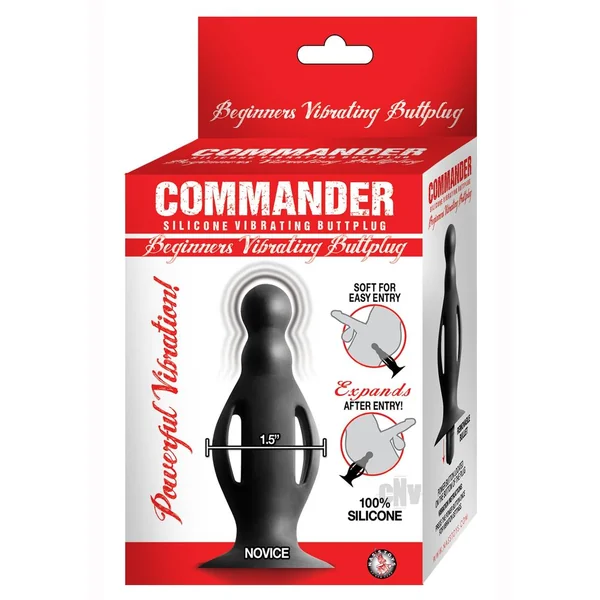Commander Beginners Vibrating Buttplug