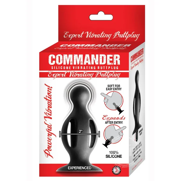 Commander Expert Vibrating Butt Plug