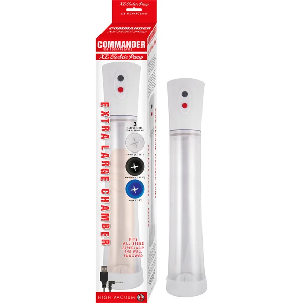 Commander XL Electric Pump - White