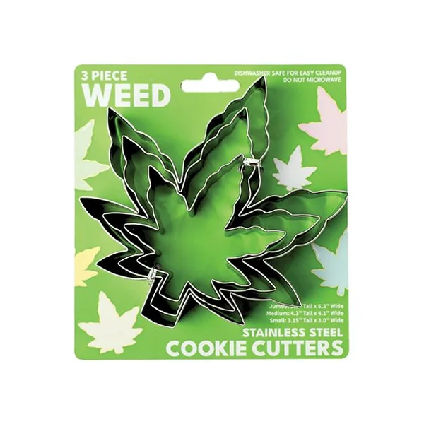 Cookie Cutter Sets - 3 pc Weed