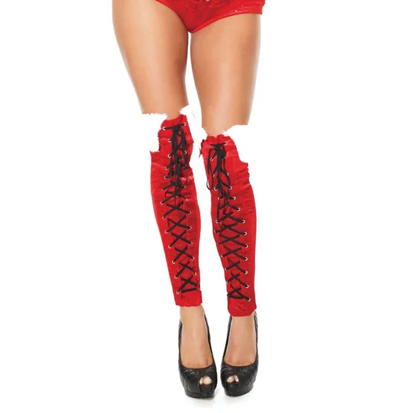 Coquette - 20315 - Boot Covers - Red/White