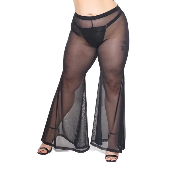 Coquette - 24211 - Mesh Pants - Black - OS/XL