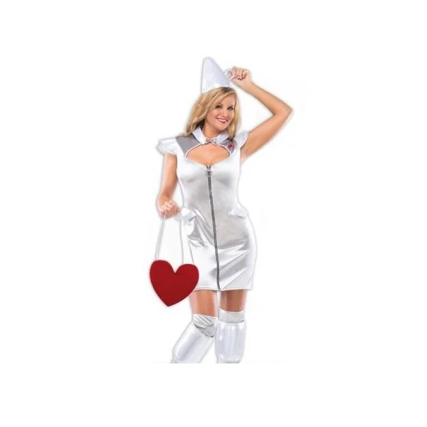Coquette - M6175 - Sin In Tin Costume - Silver