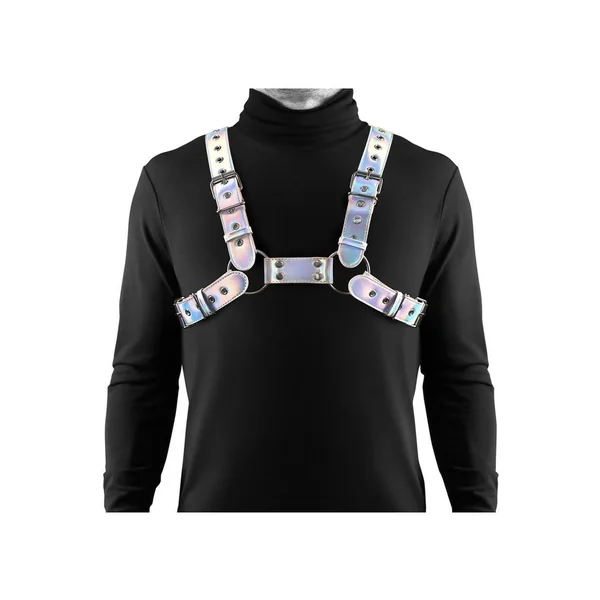 Cosmo Harness Rogue Chest Harness – Large/XLarge – Rainbow
